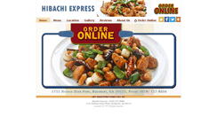 Desktop Screenshot of hibachiexpressrockmart.com