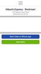 Mobile Screenshot of hibachiexpressrockmart.com